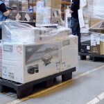 Pallet plastik untuk toko ritel